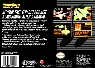 WarpSpeed (USA) box cover back